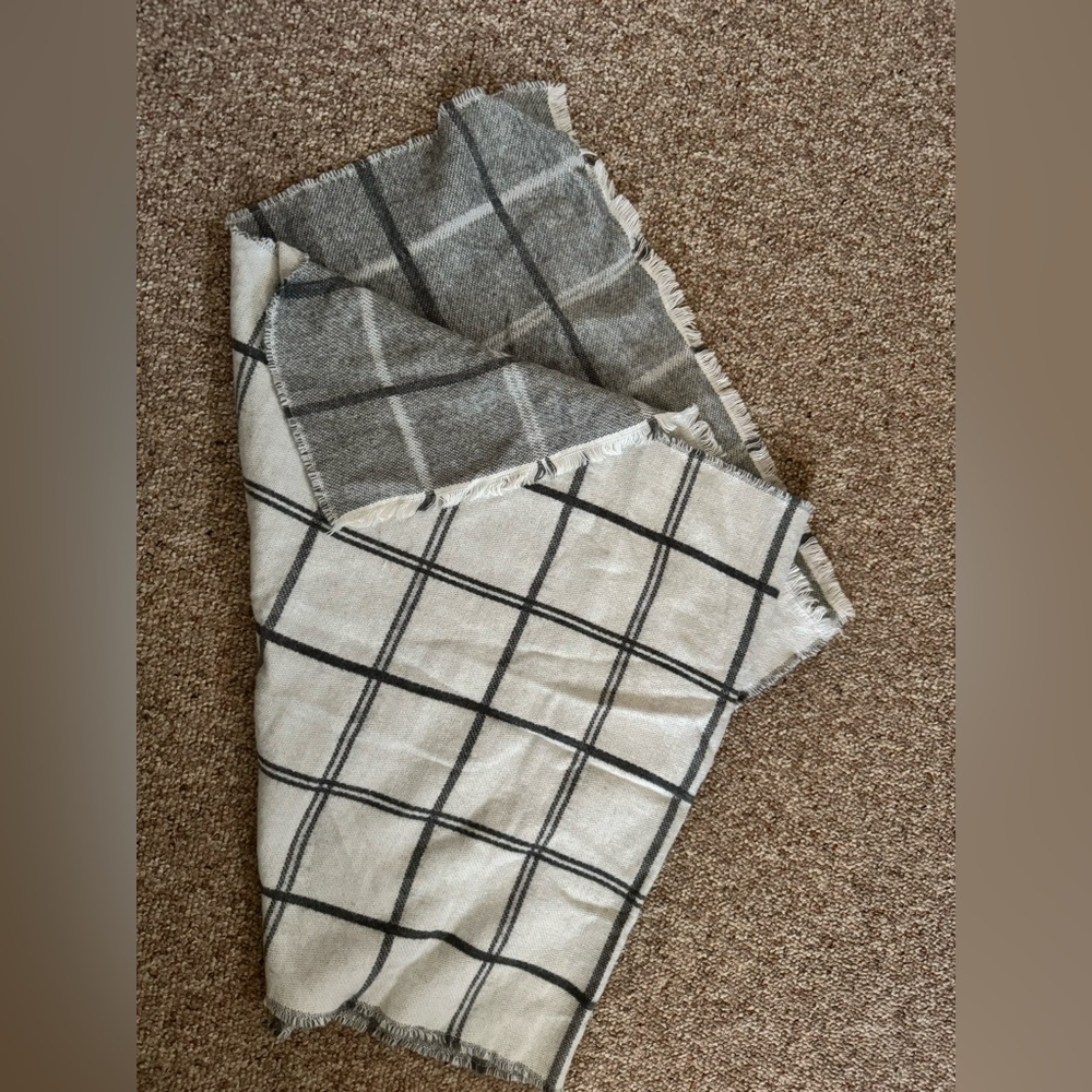 Loft Plaid Blanket Scarf